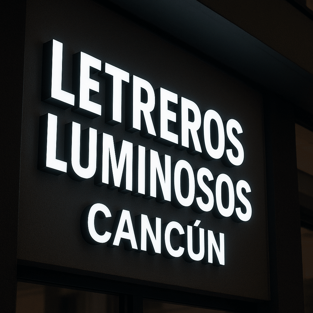 Anuncios Luminosos Cancún – Diseños Impactantes y Modernos 4 letreros-cancun
