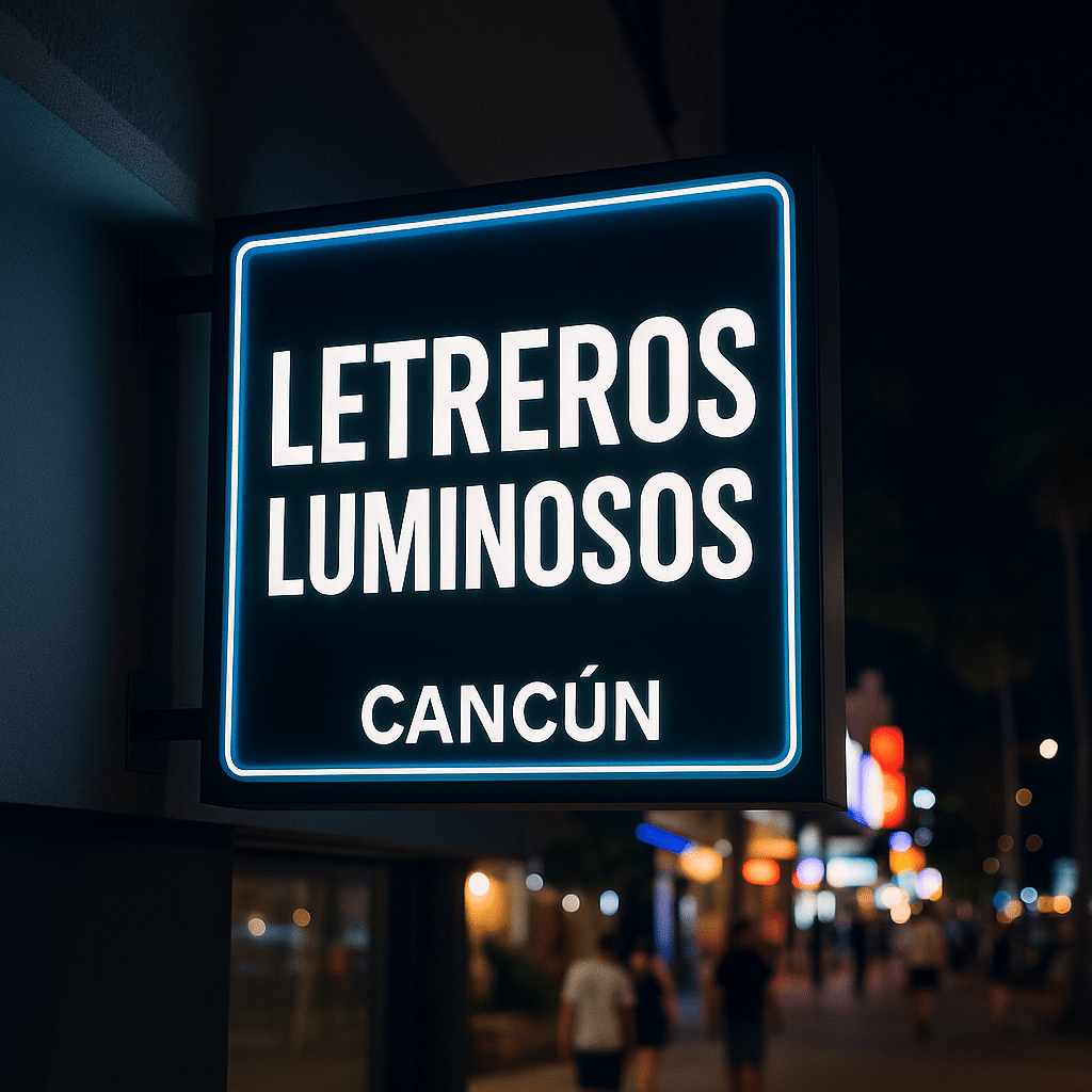 Anuncios Luminosos Cancún – Diseños Impactantes y Modernos 3 anuncios luminosos en cancún