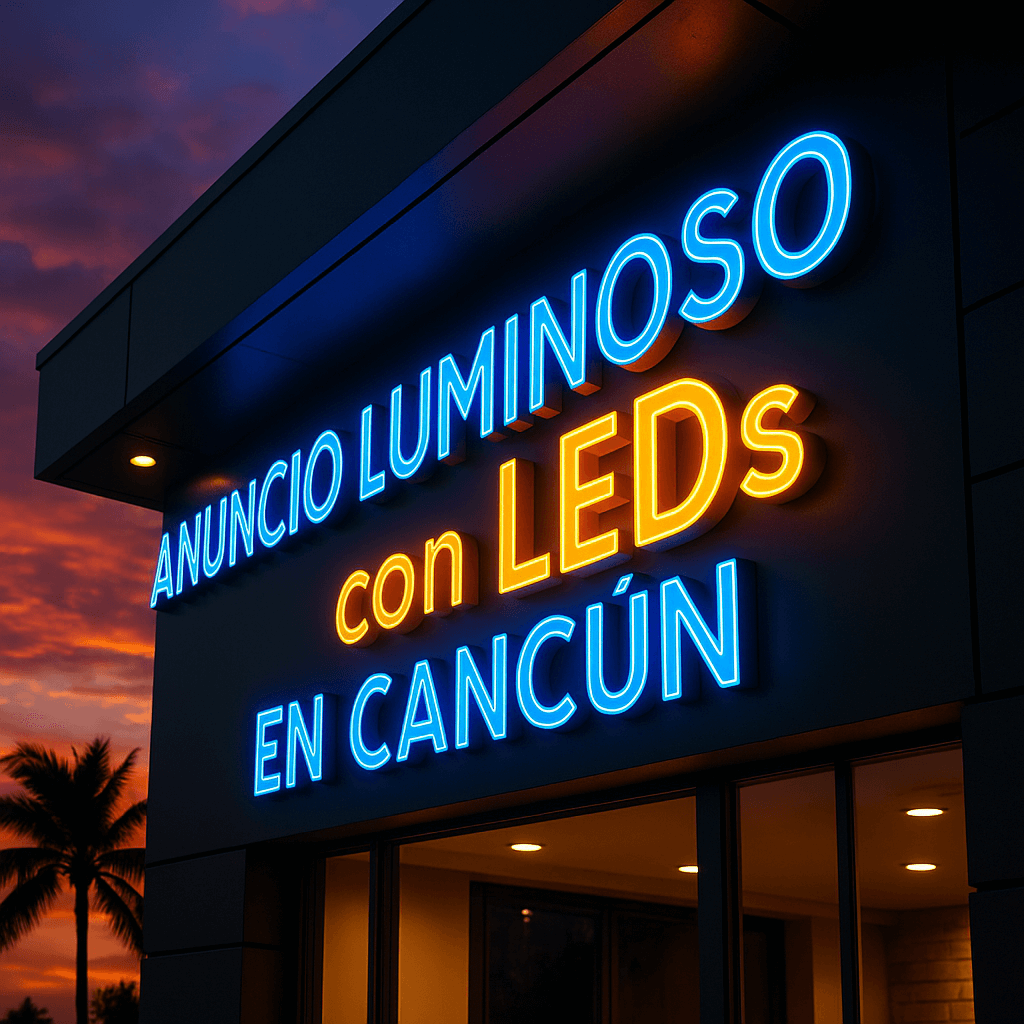 ANUNCIO LUMINOSO LED